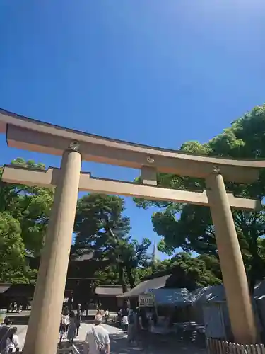 明治神宮の鳥居