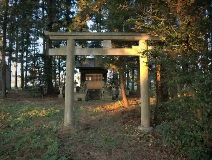 雷電神社の鳥居