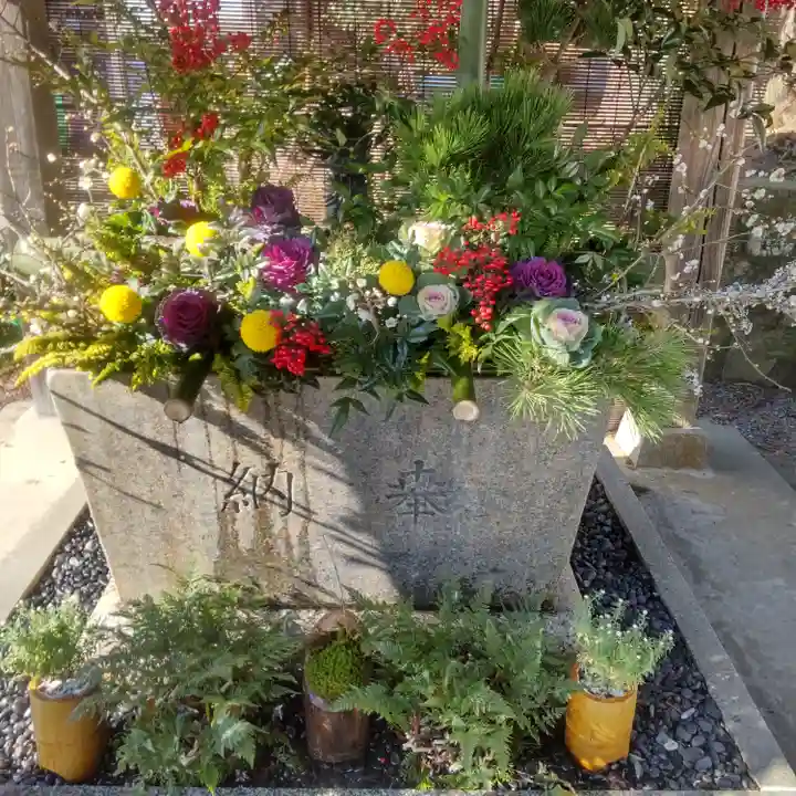 國魂神社の手水舎