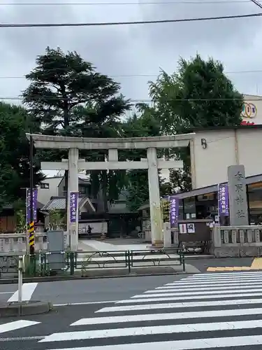 亀有香取神社の鳥居