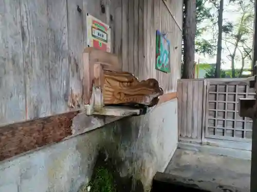 猿賀神社の手水