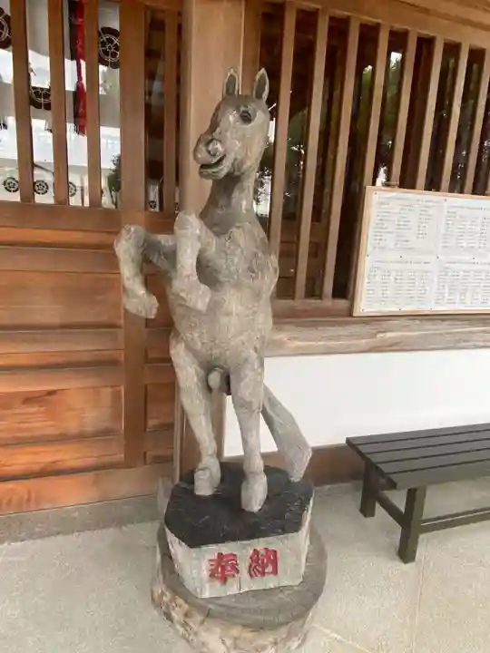 田中神社の狛犬