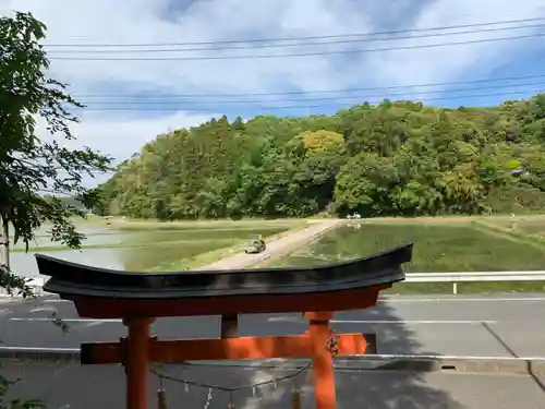 犬飼神社の景色