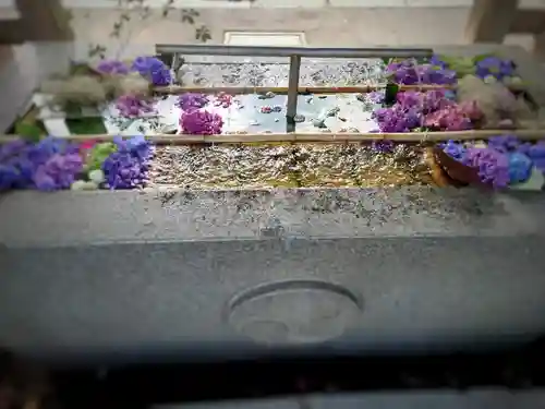 亀田八幡宮の手水舎