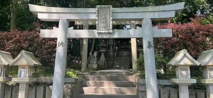 猪上神社の鳥居