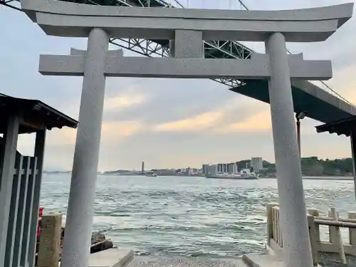 和布刈神社の鳥居