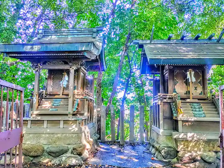 神明社(西堀江神明社)の末社・摂社