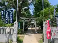 江北氷川神社の鳥居