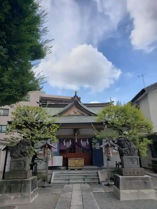 穏田神社の本殿・本堂