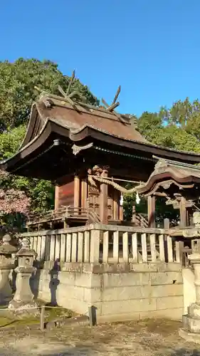 阿智神社の本殿・本堂