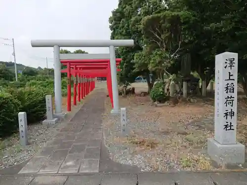 澤上稲荷神社の鳥居