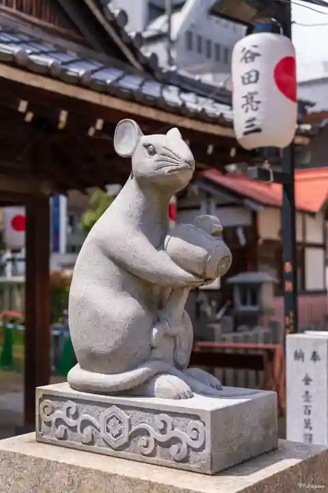 敷津松之宮 大国主神社の狛犬