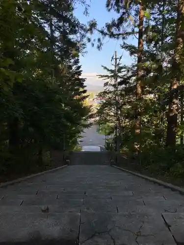 由仁神社の景色