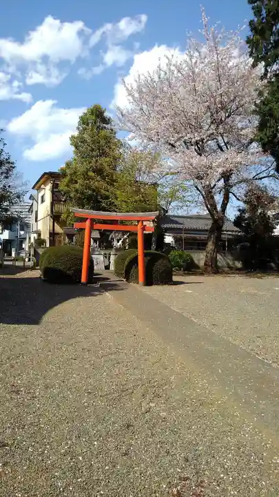 上川原日枝神社の鳥居