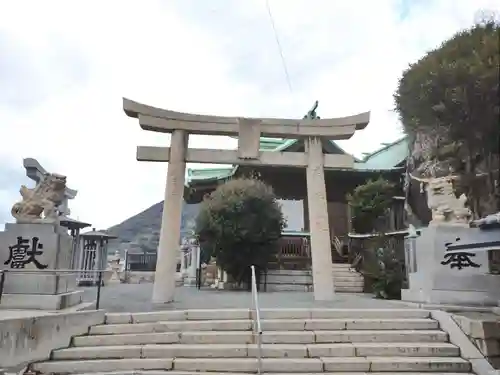 和布刈神社の鳥居