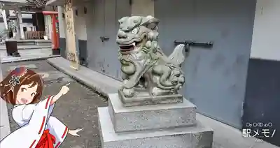 銀杏岡八幡神社の狛犬