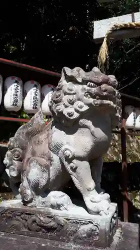 八神社の狛犬