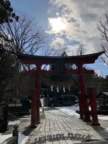 青海神社の鳥居