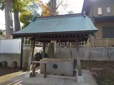 西台天祖神社の手水舎
