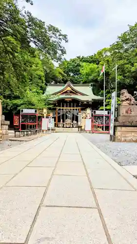 鎮守氷川神社の本殿