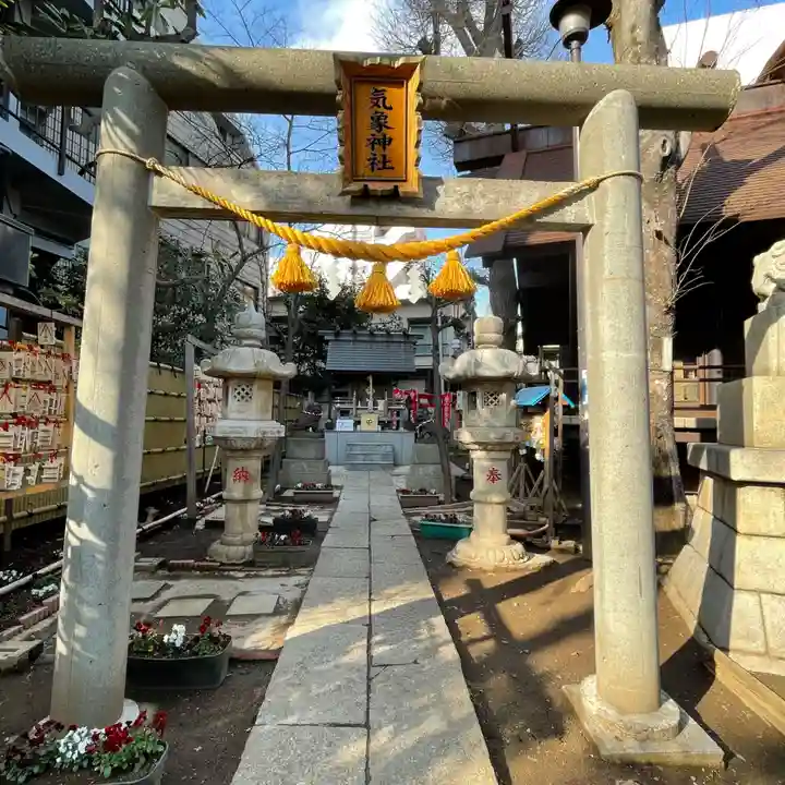 高円寺氷川神社の鳥居