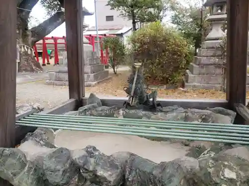 赤須賀神明社の手水舎