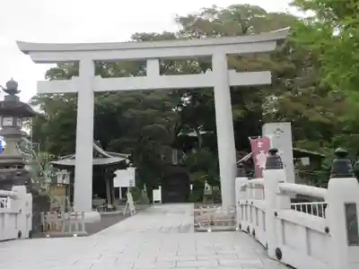 白旗神社の鳥居