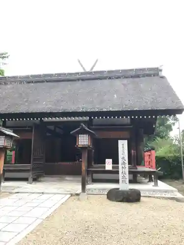 大海神社（住吉大社摂社）の本殿