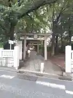 自由が丘熊野神社の鳥居