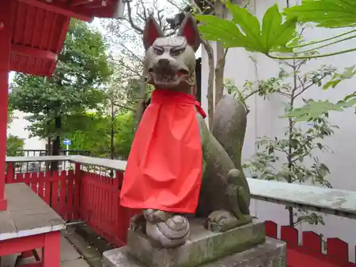 新井天神北野神社の狛犬