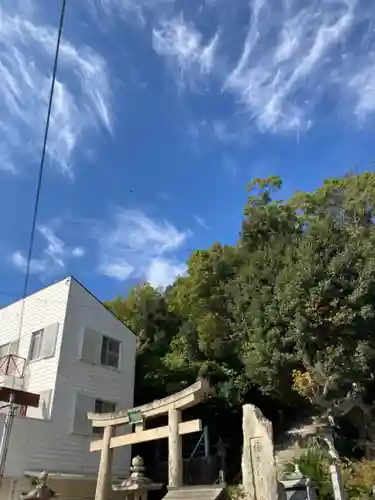 福良八幡神社の鳥居