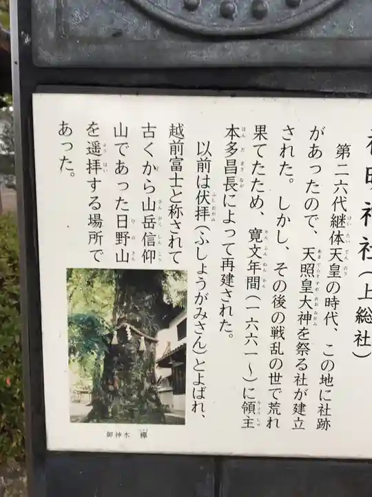 神明神社(上総社)の歴史