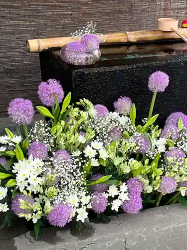 上尾御嶽神社の手水