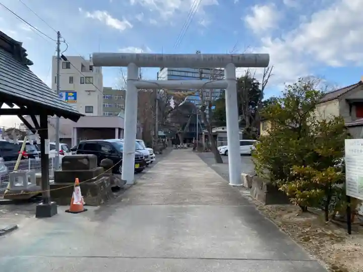 阿邪訶根神社の鳥居