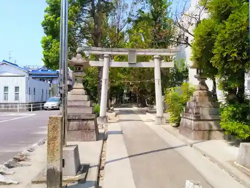 八幡社（日比津八幡社）の鳥居