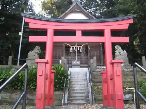 田谷御霊社の鳥居