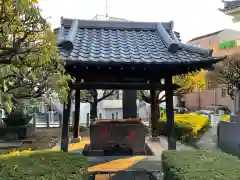 日曜寺の手水