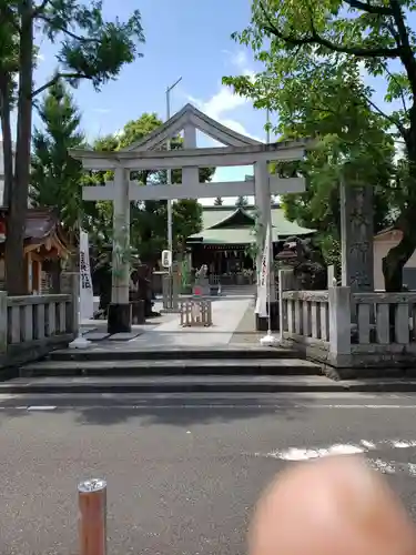 お三の宮日枝神社の鳥居