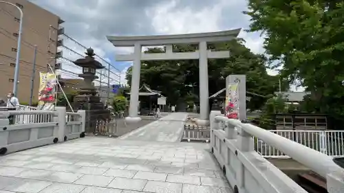 白旗神社の鳥居