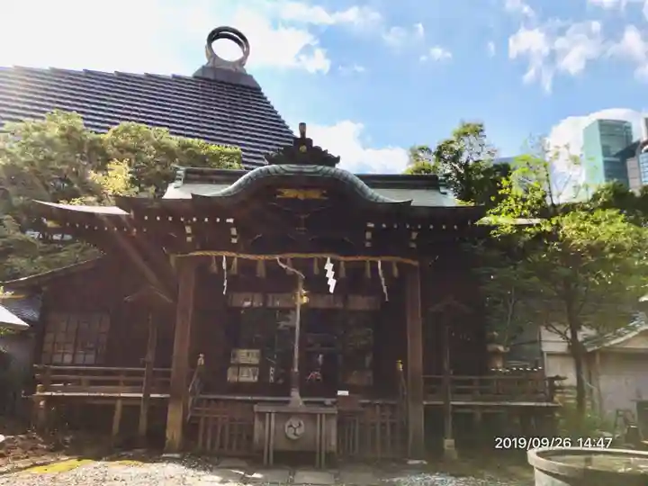 西久保八幡神社の本殿・本堂