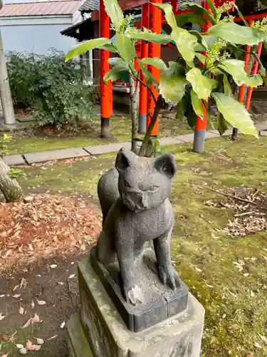 三囲神社の狛犬