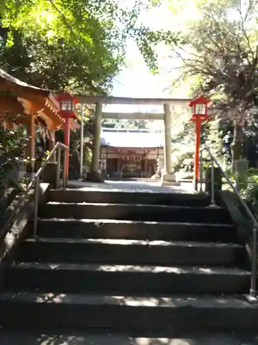 三ケ尻八幡神社の鳥居