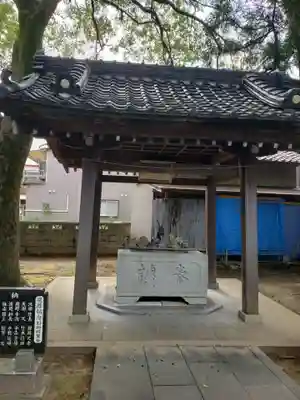 向本折白山神社の手水舎