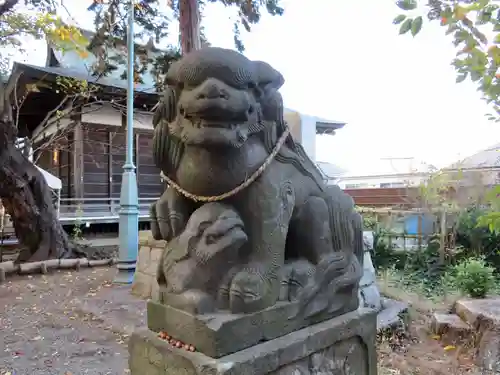 篠原八幡神社の狛犬