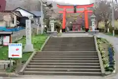 虻田神社の鳥居