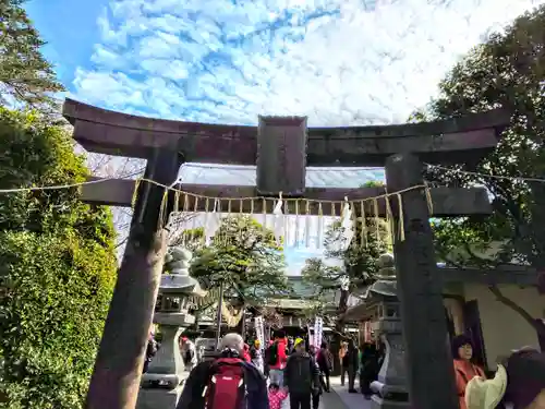 久留米宗社　日吉神社の鳥居