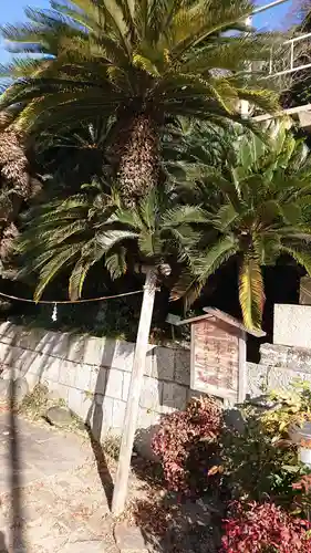 叶神社（東叶神社）の自然