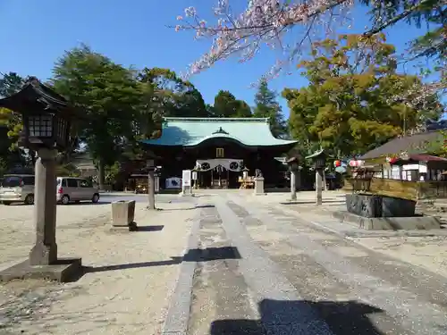 子鍬倉神社の庭園