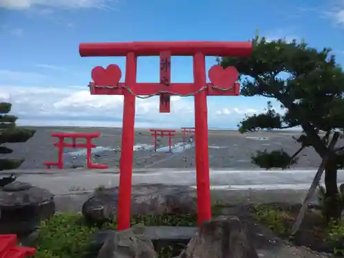 大魚神社　海中鳥居の鳥居