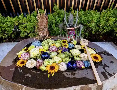 駒込妙義神社の手水